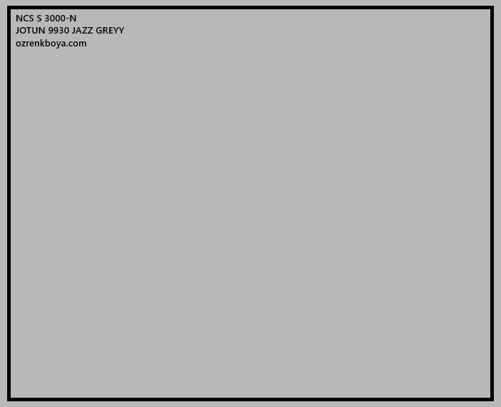 JOTUN TOPCOAT SİLK 9930 JAZZ GREYY